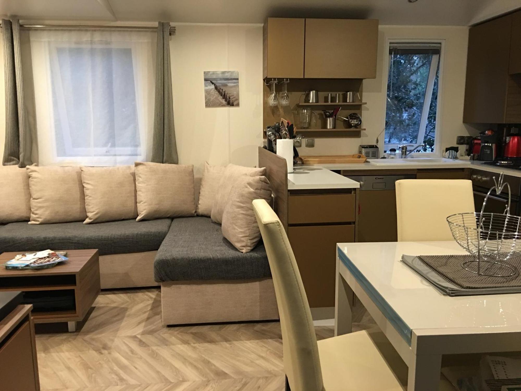 Mobilhome Familial 6 A 7 P 3 Chambres 42 M2 Saint Brevin Les Pierres Couchees Exteriör bild